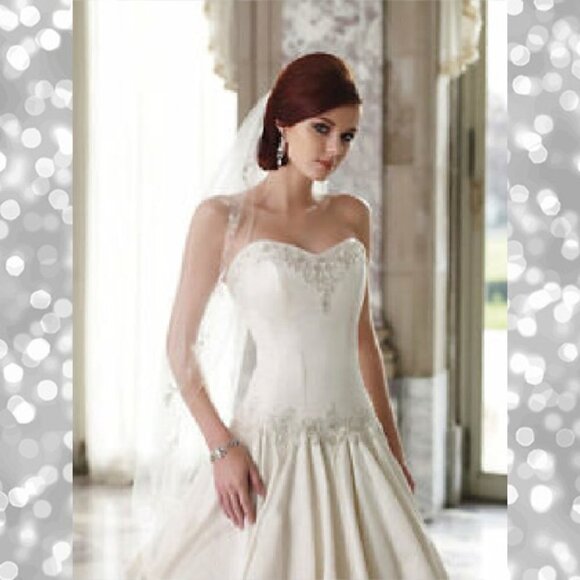 NWT Sophia Tolli Wedding Gown y2940 Cinderella - Picture 2 of 6